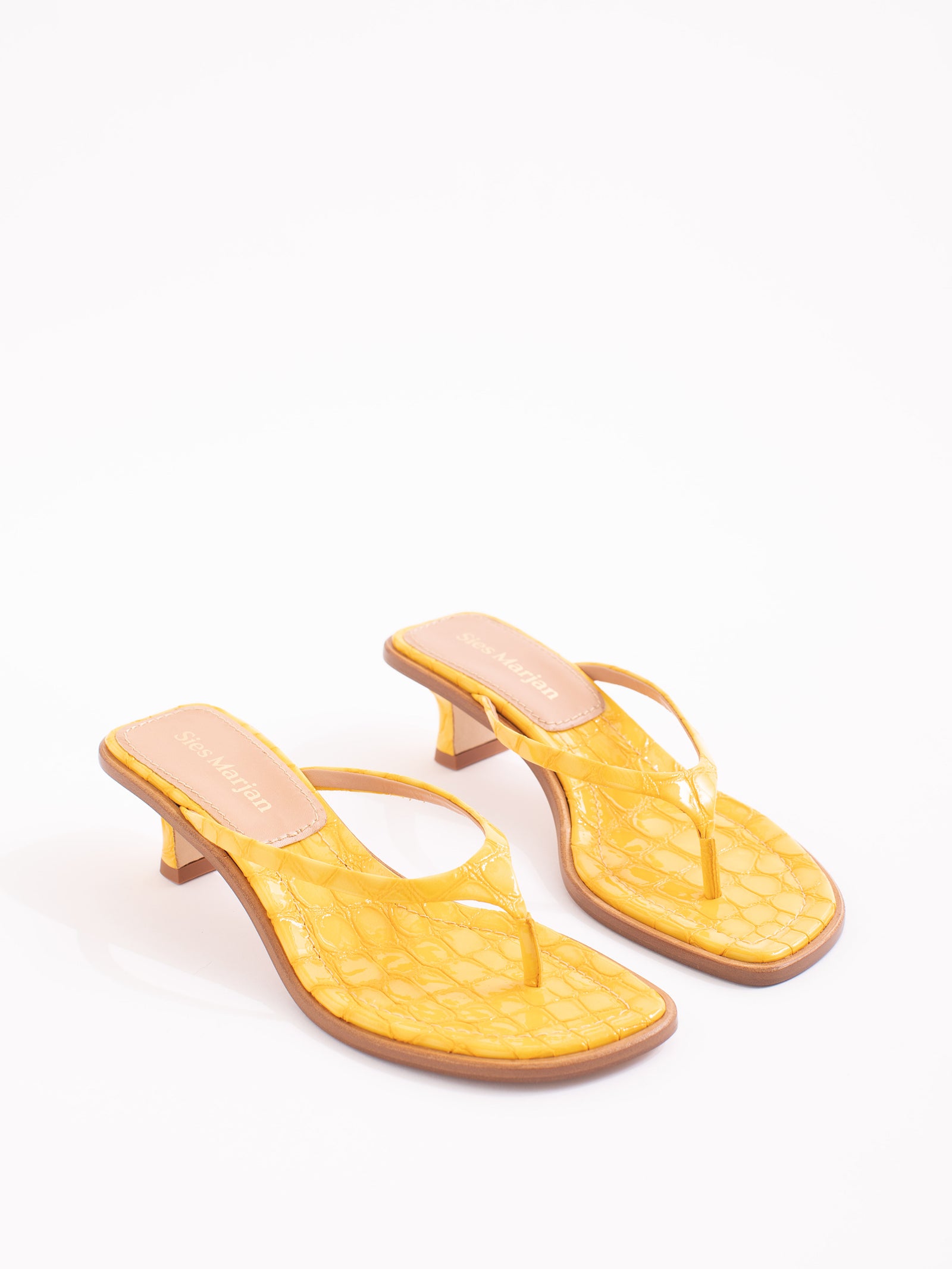 Alix Patent Croco Sandal