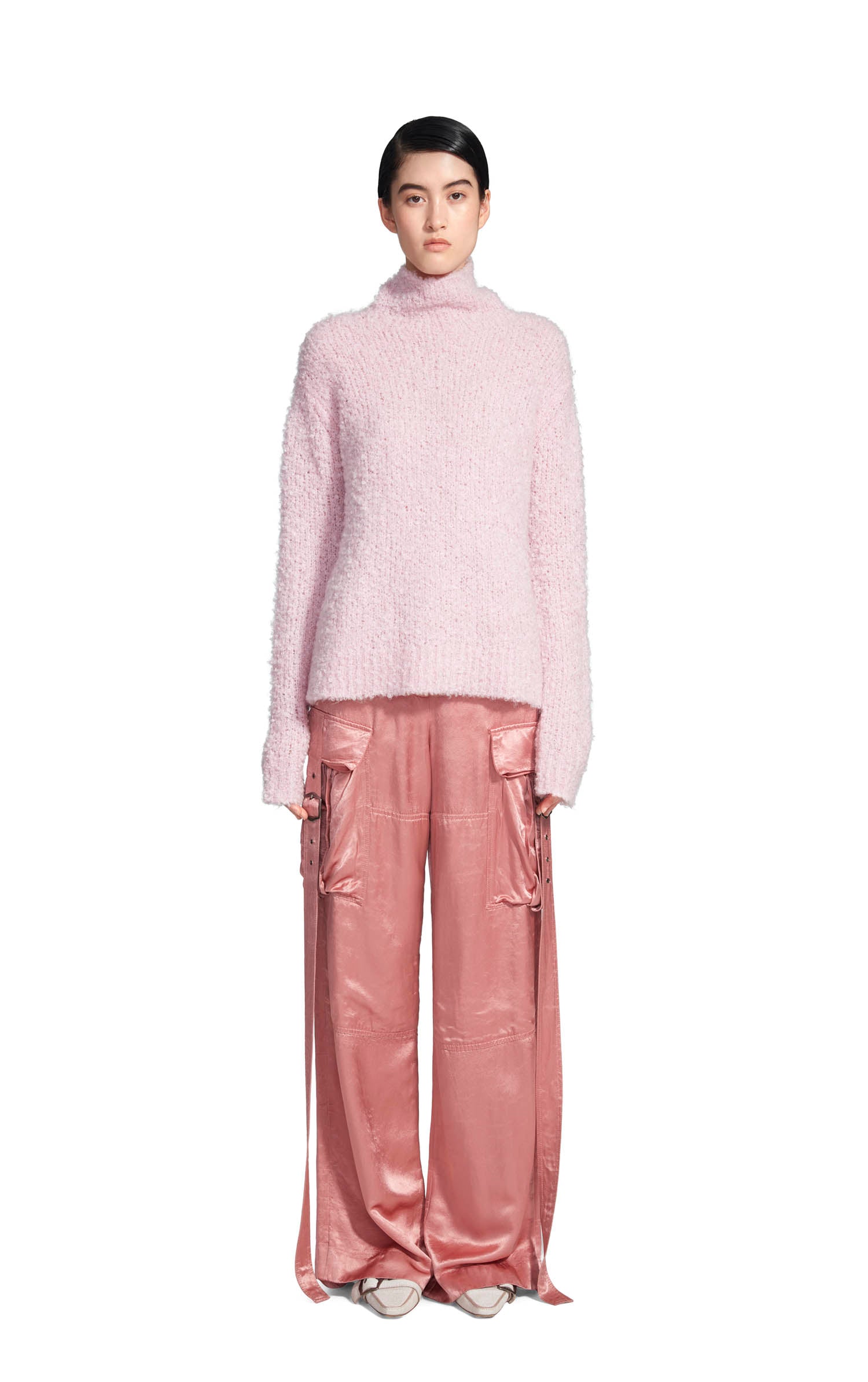 Sukie Boucle Turtleneck