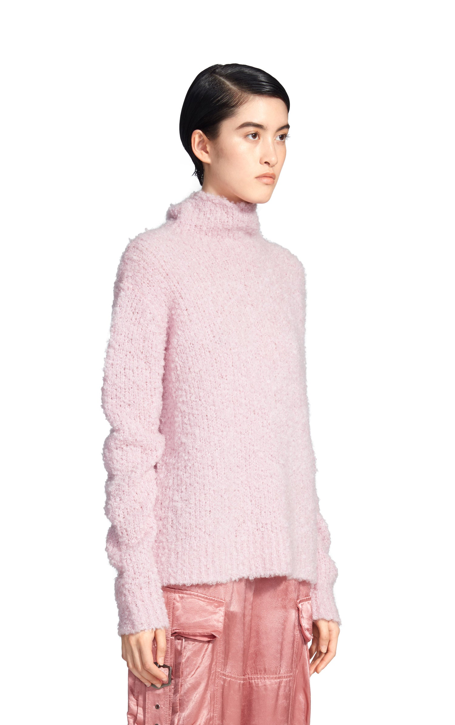 Sukie Boucle Turtleneck