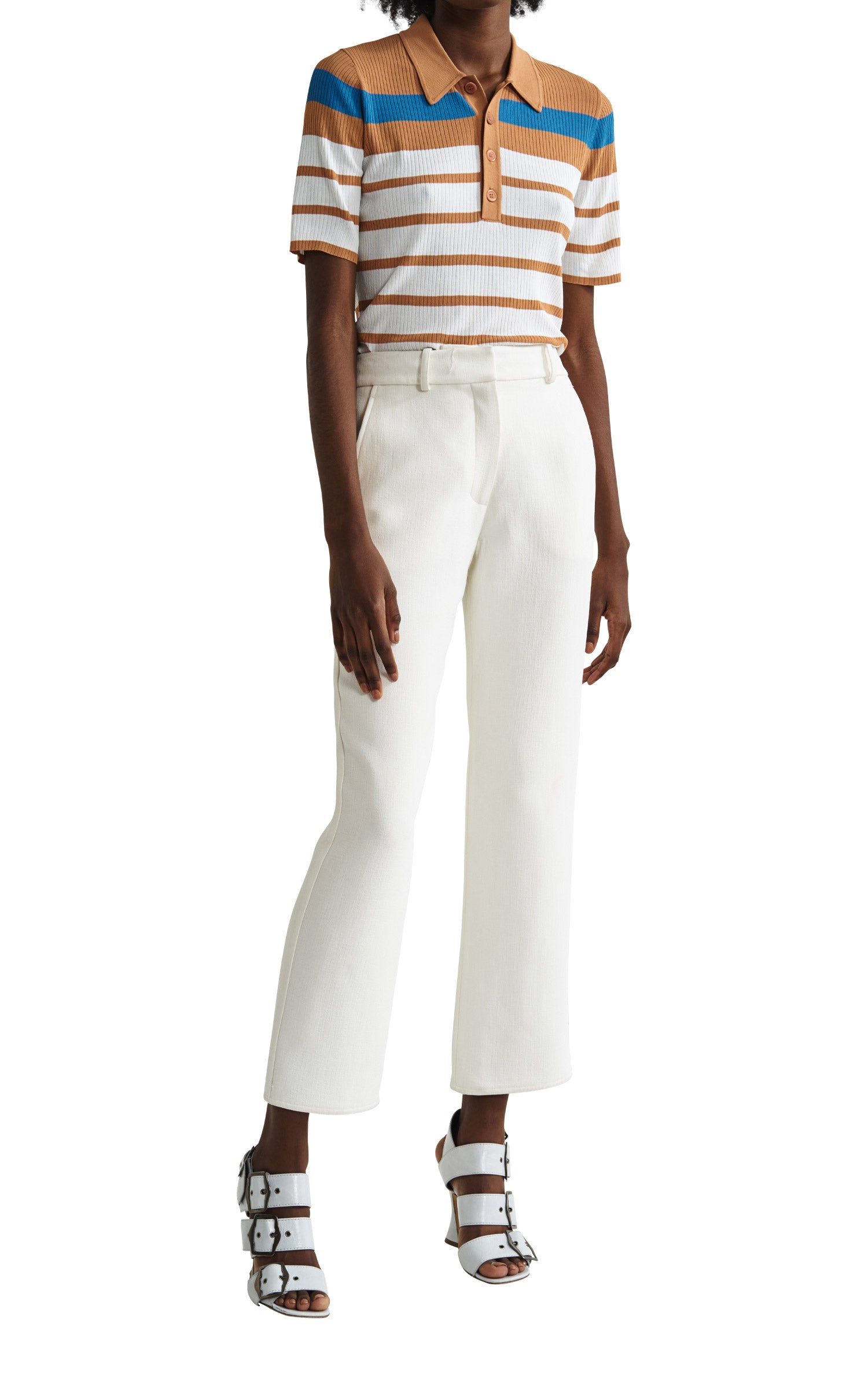 Willa Crepe Double Face Cropped Pant