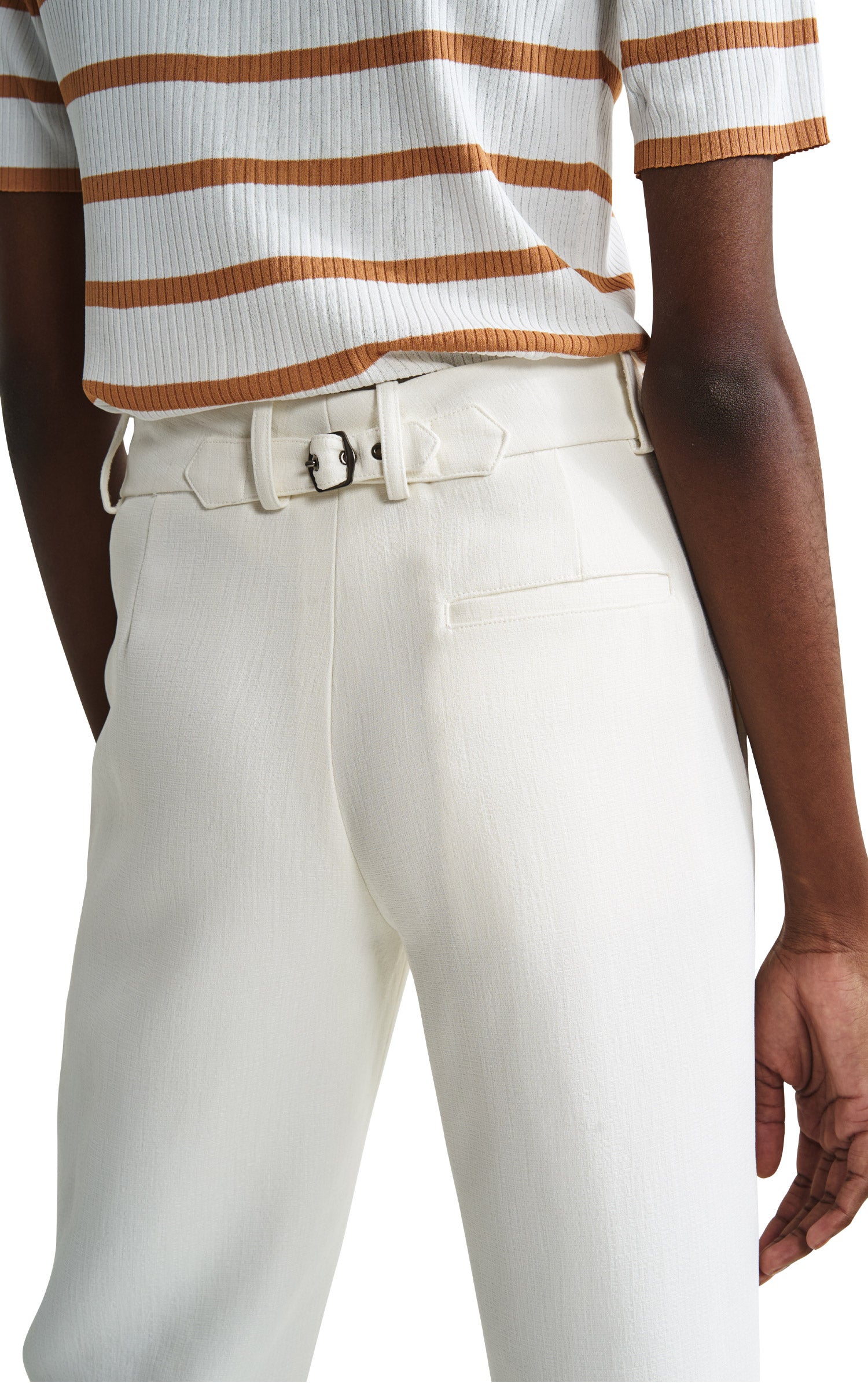 Willa Crepe Double Face Cropped Pant