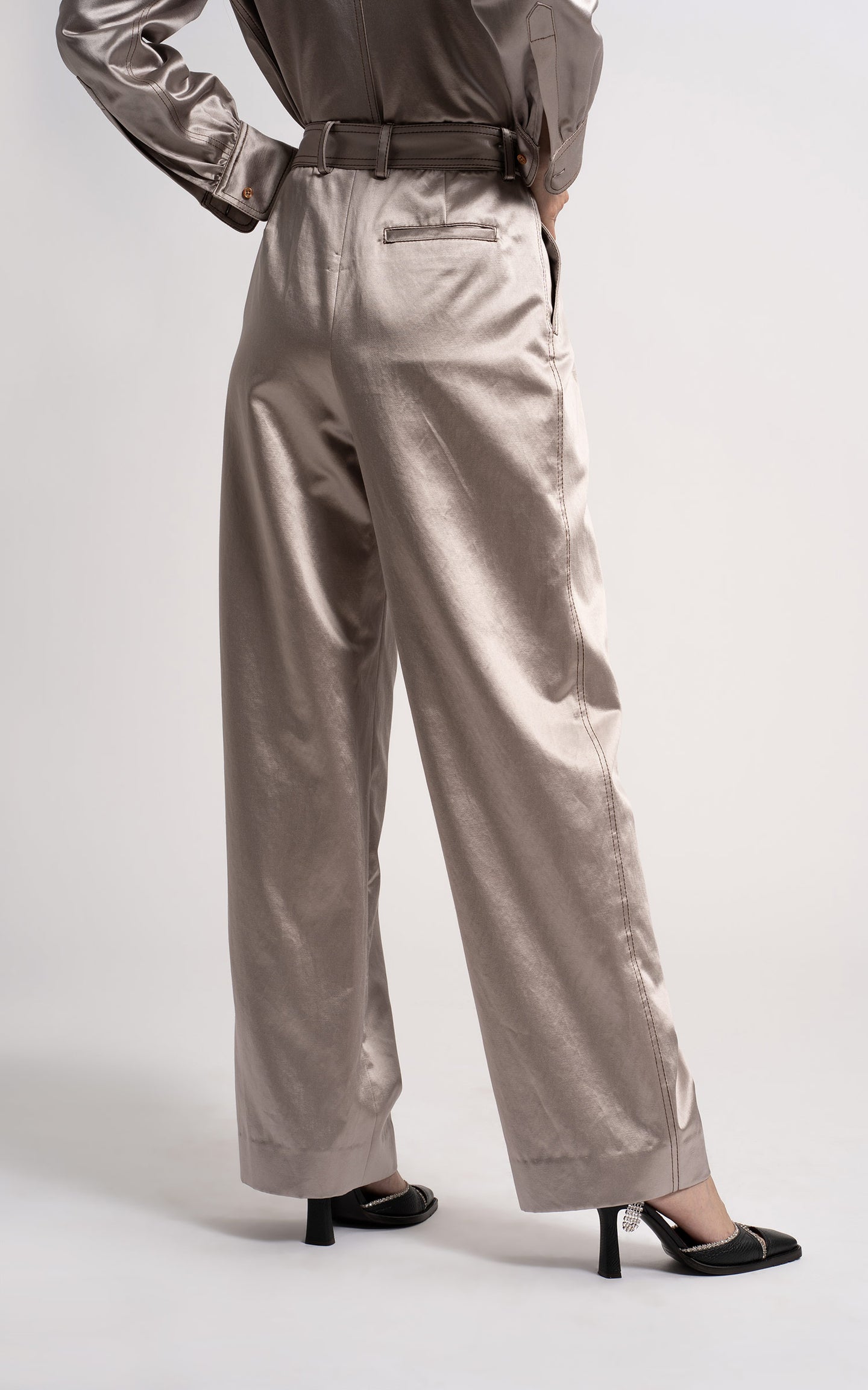 Blanche Cinzed Cotton Pant