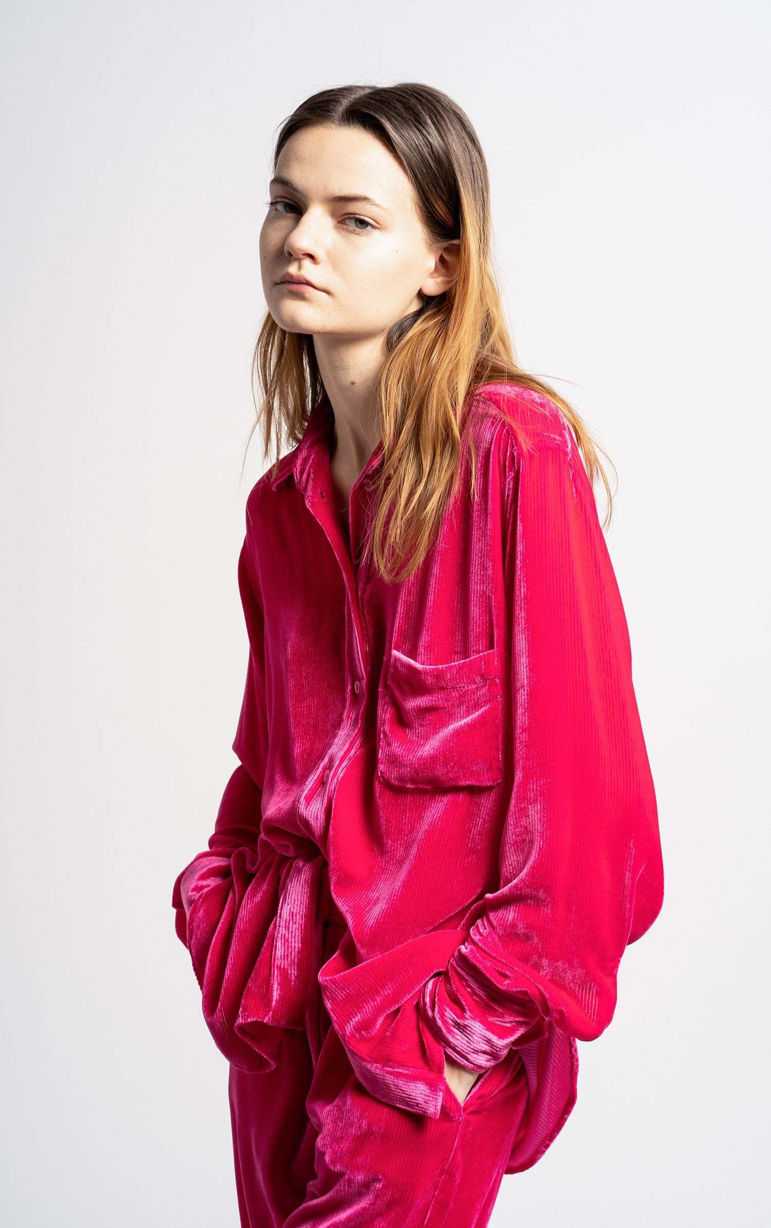 Sander Fluid Cord Shirt
