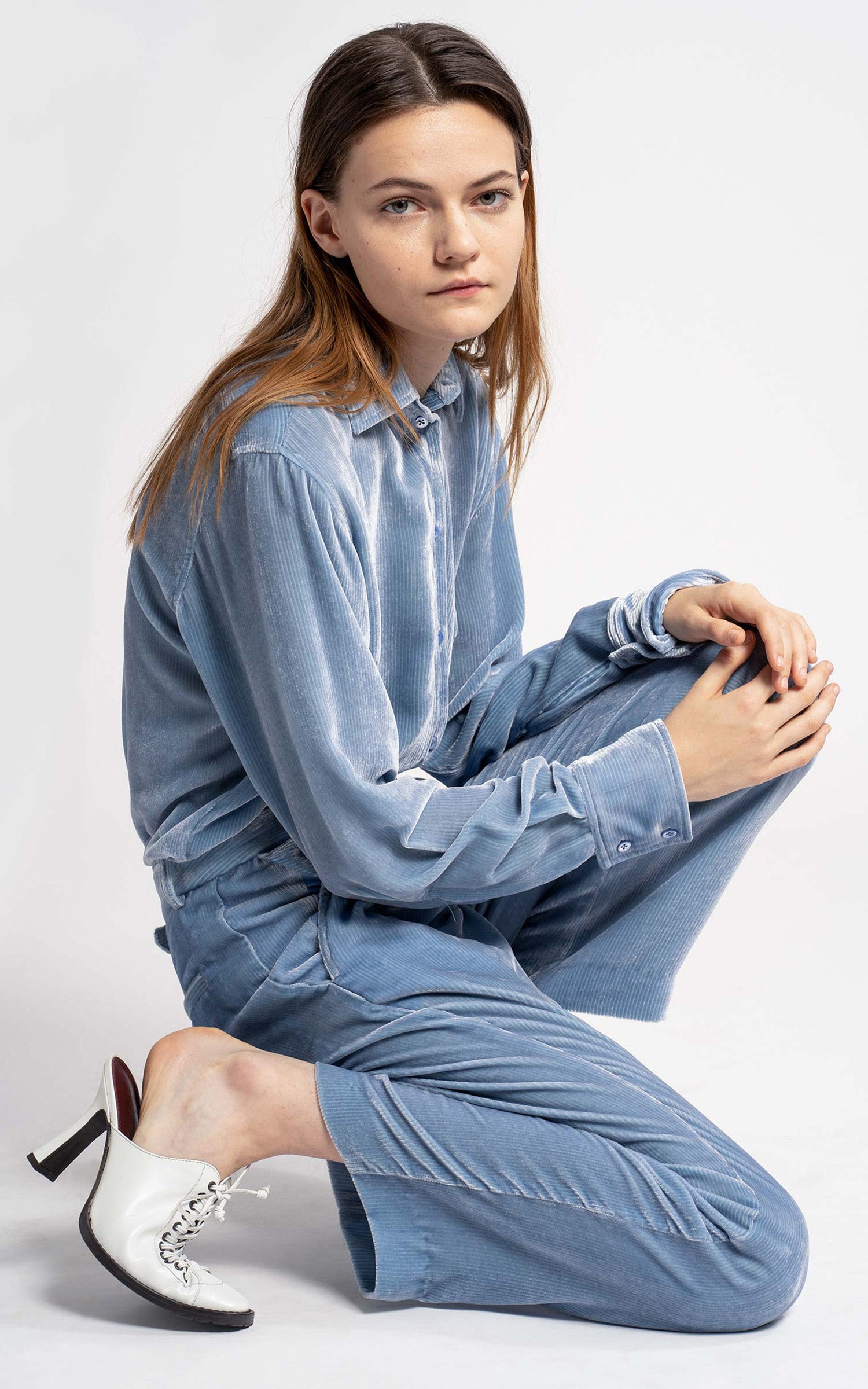 Willa Fluid Corduroy Cropped Pant