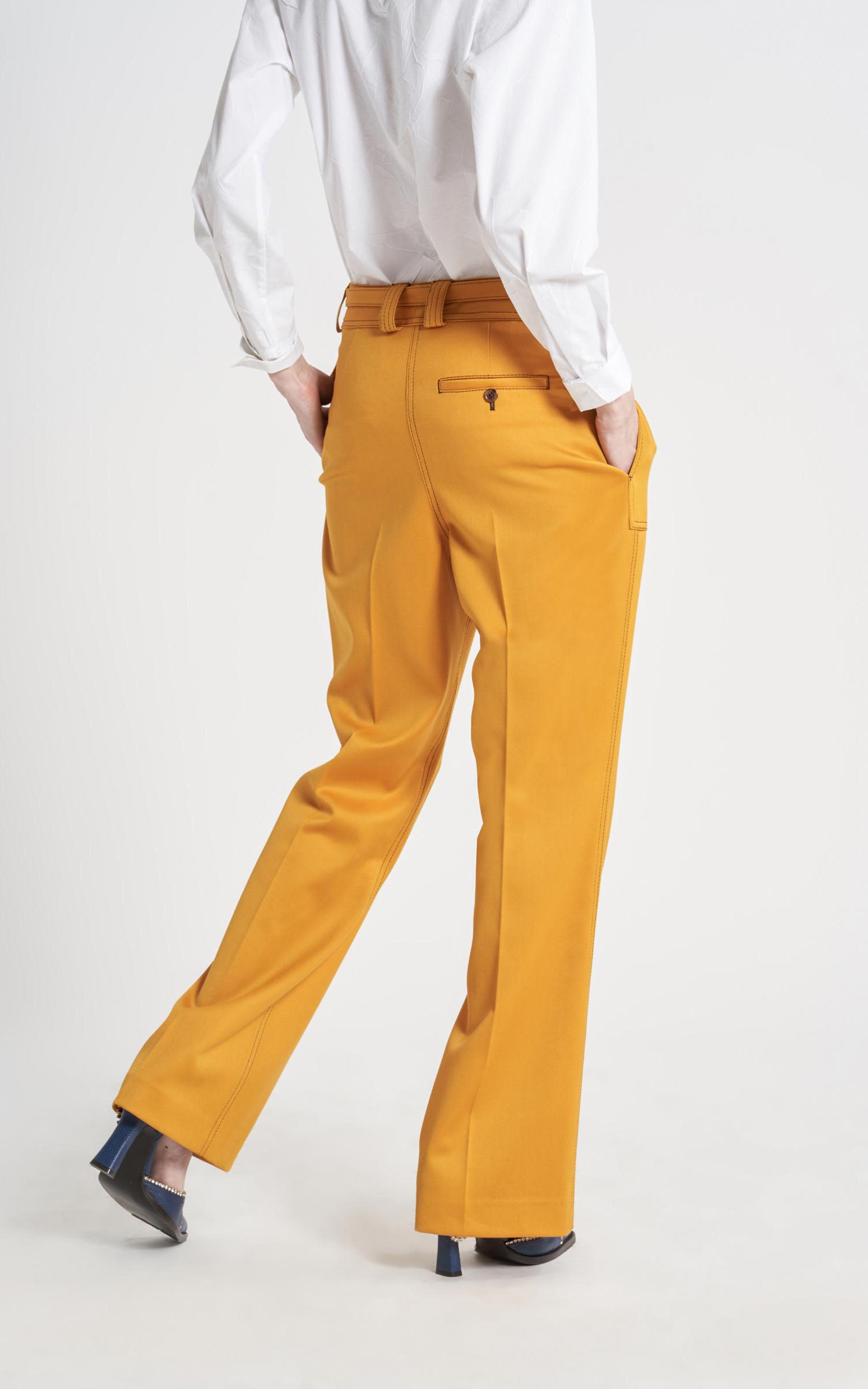 Ragen Pressed Wool Twill Pant