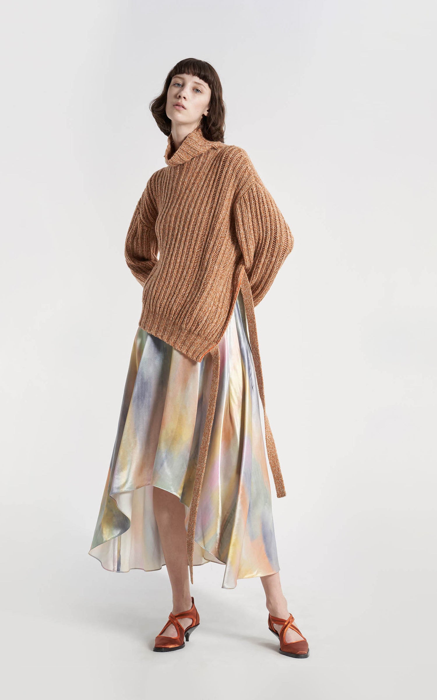 Nancy Cashmere Turtleneck Sweater