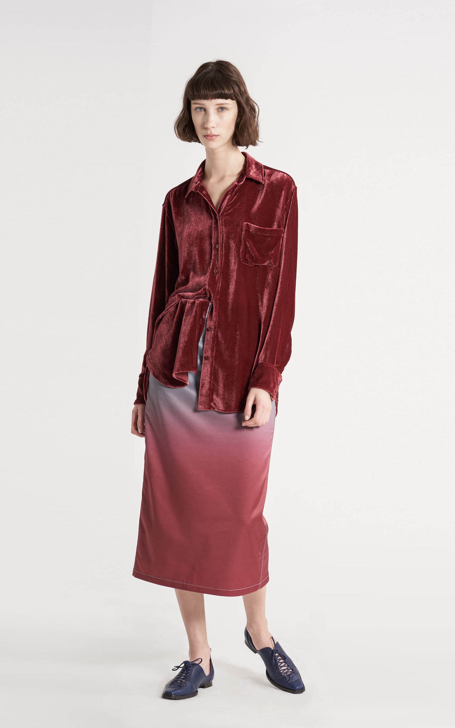 Sander Fluid Cord Shirt