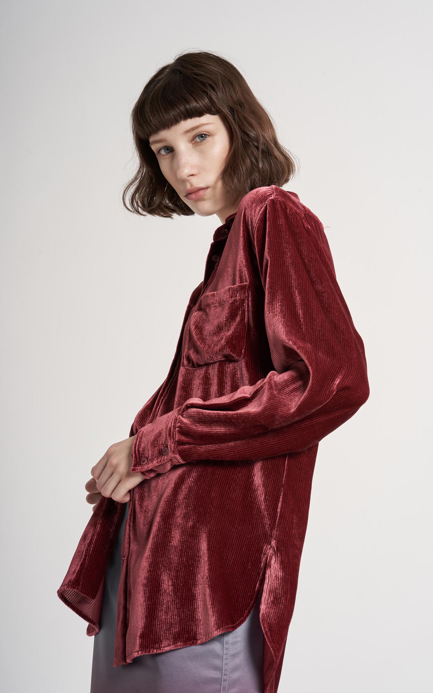 Sander Fluid Cord Shirt