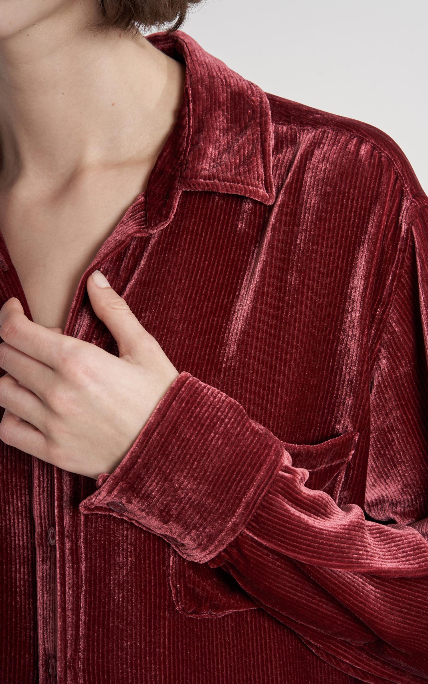 Sander Fluid Cord Shirt
