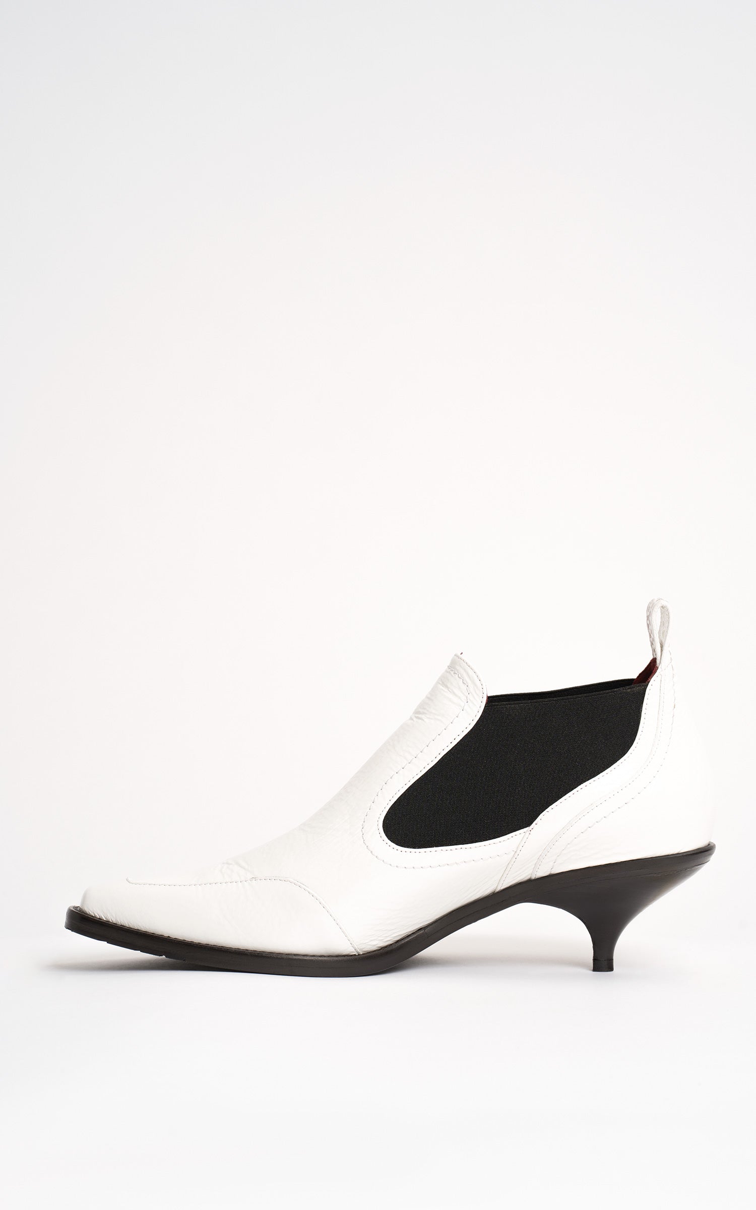 Kora Textured Patent Bootie
