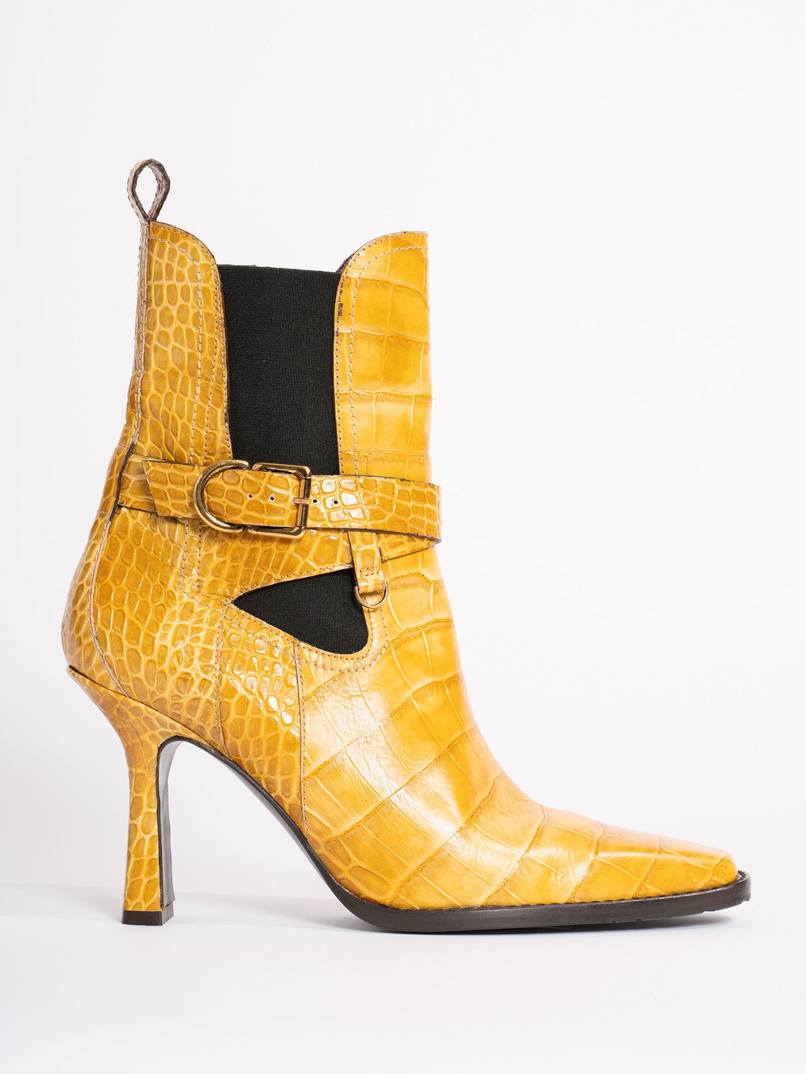 Naomy Embossed Croco Boot