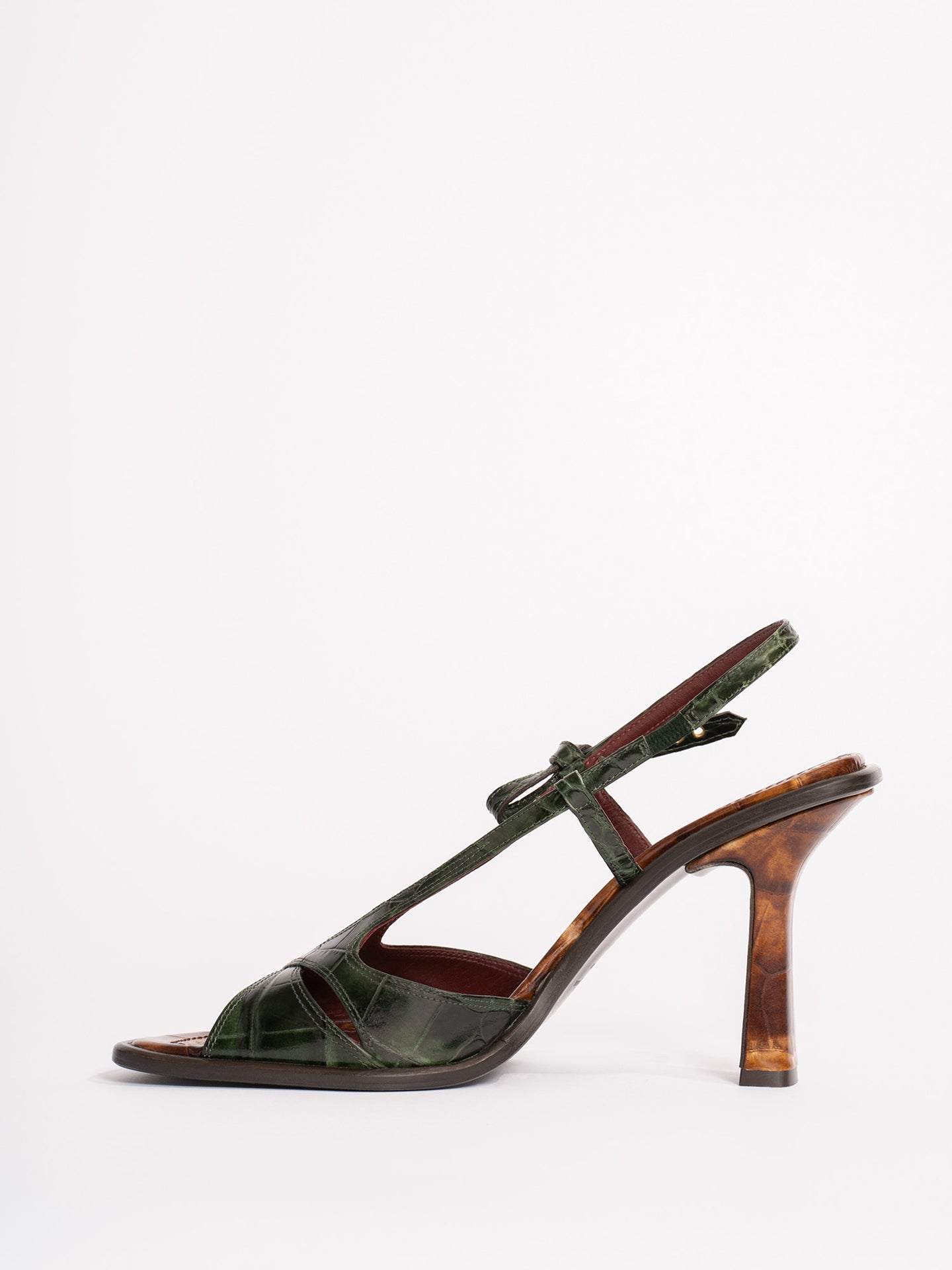 Diana Embossed Croco Heel