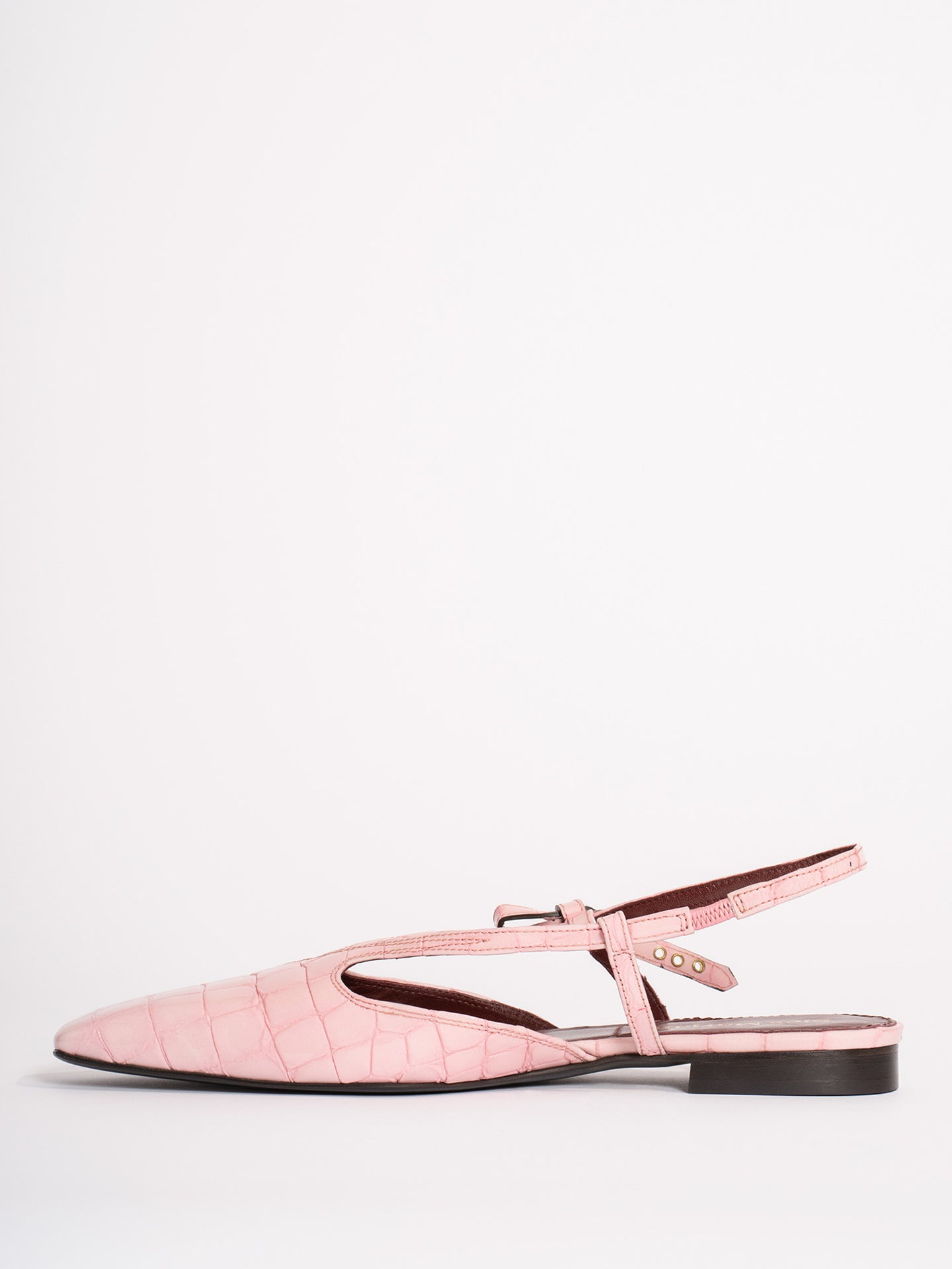 Anika Patent Croco Flat