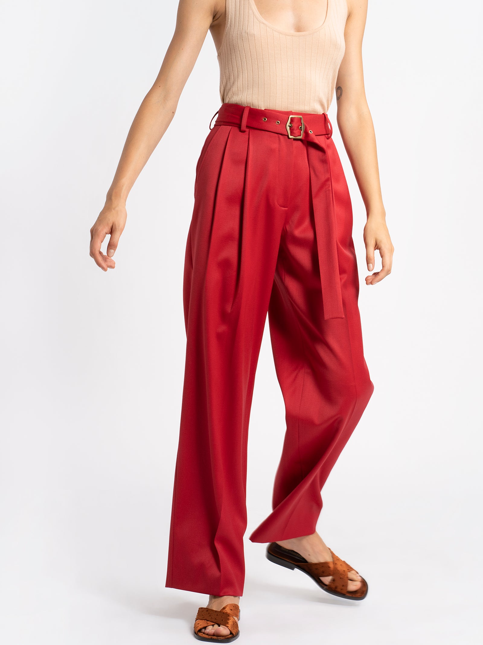 Blanche Wool Twill Pant