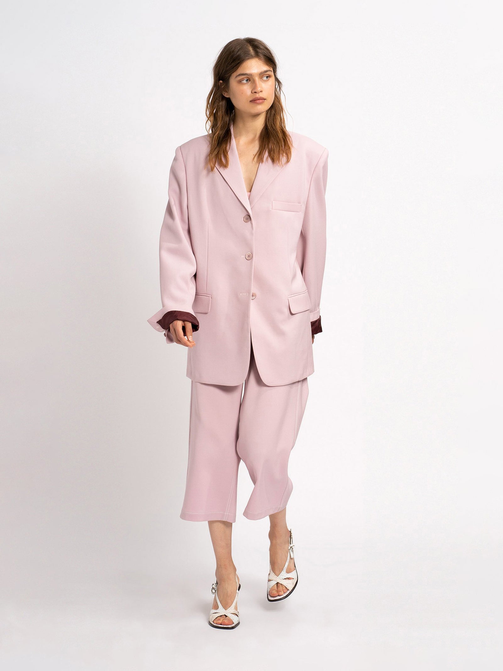 Molly Canvas Oversized Blazer