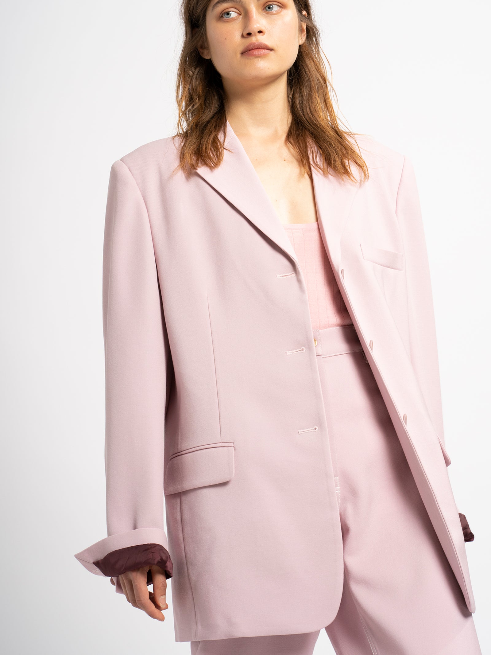 Molly Canvas Oversized Blazer