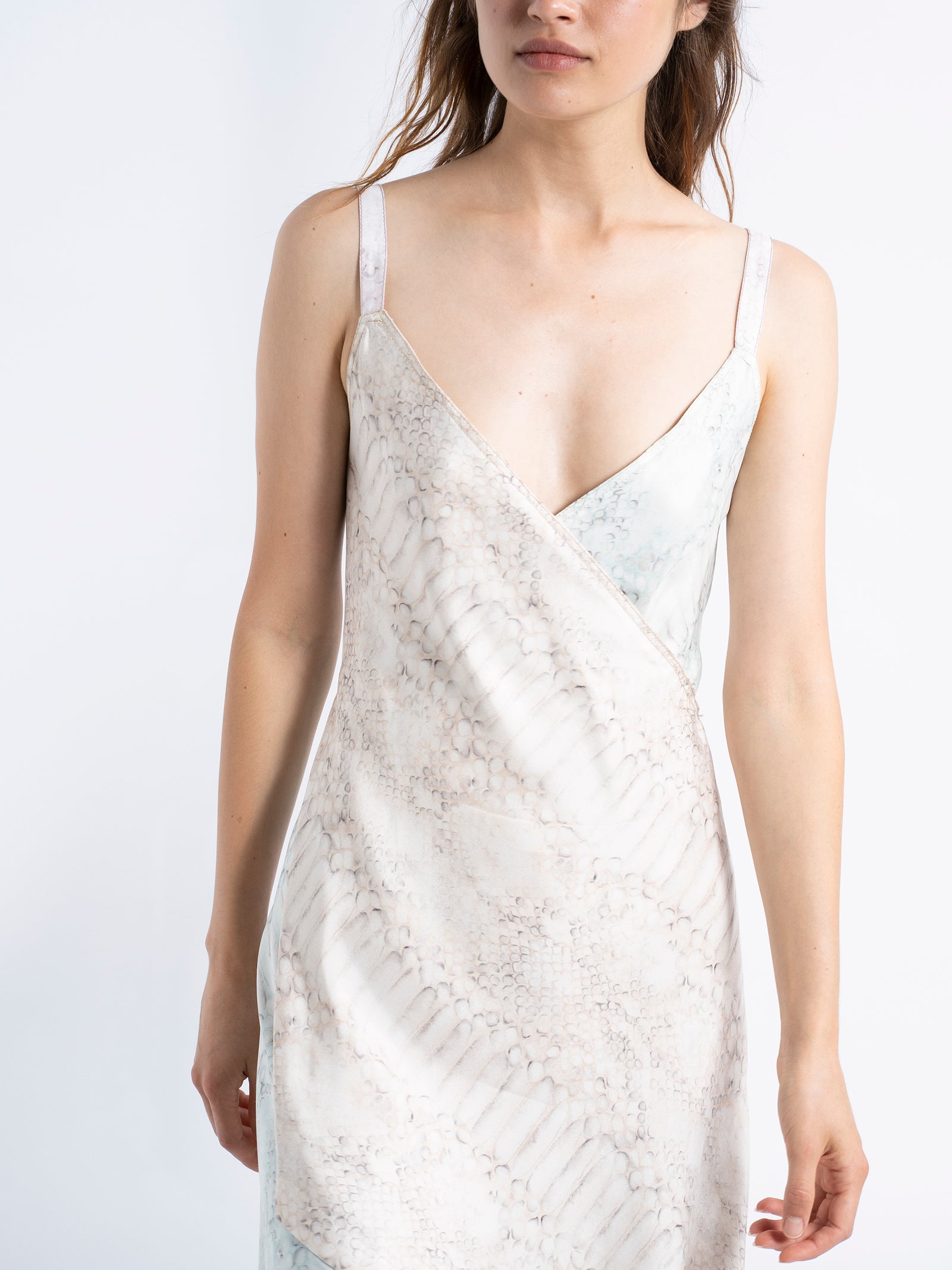 Alicia Printed Silk Dress