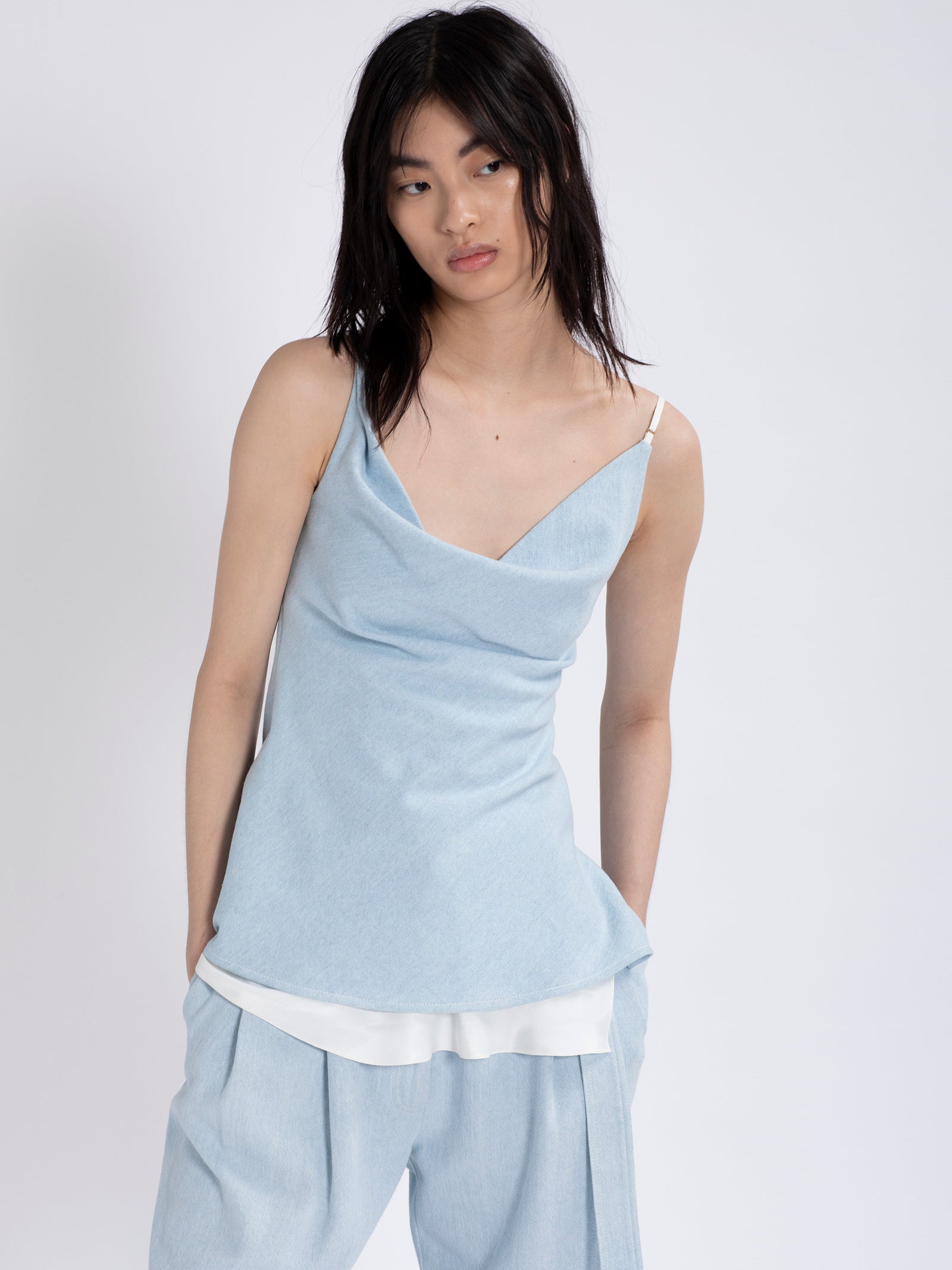 Amira Light Denim Cami