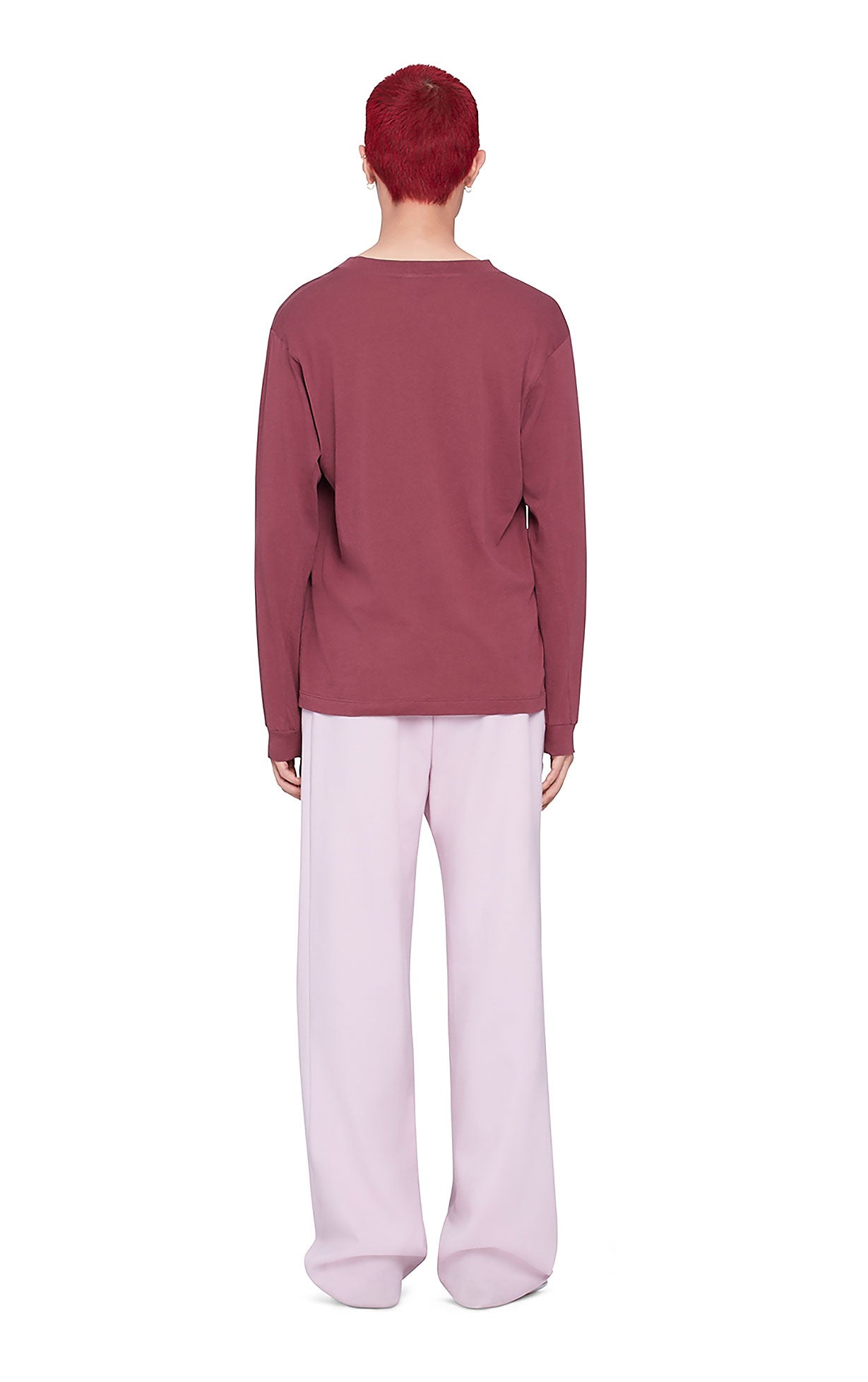 James Light Cotton Long Sleeve Crew T Shirt