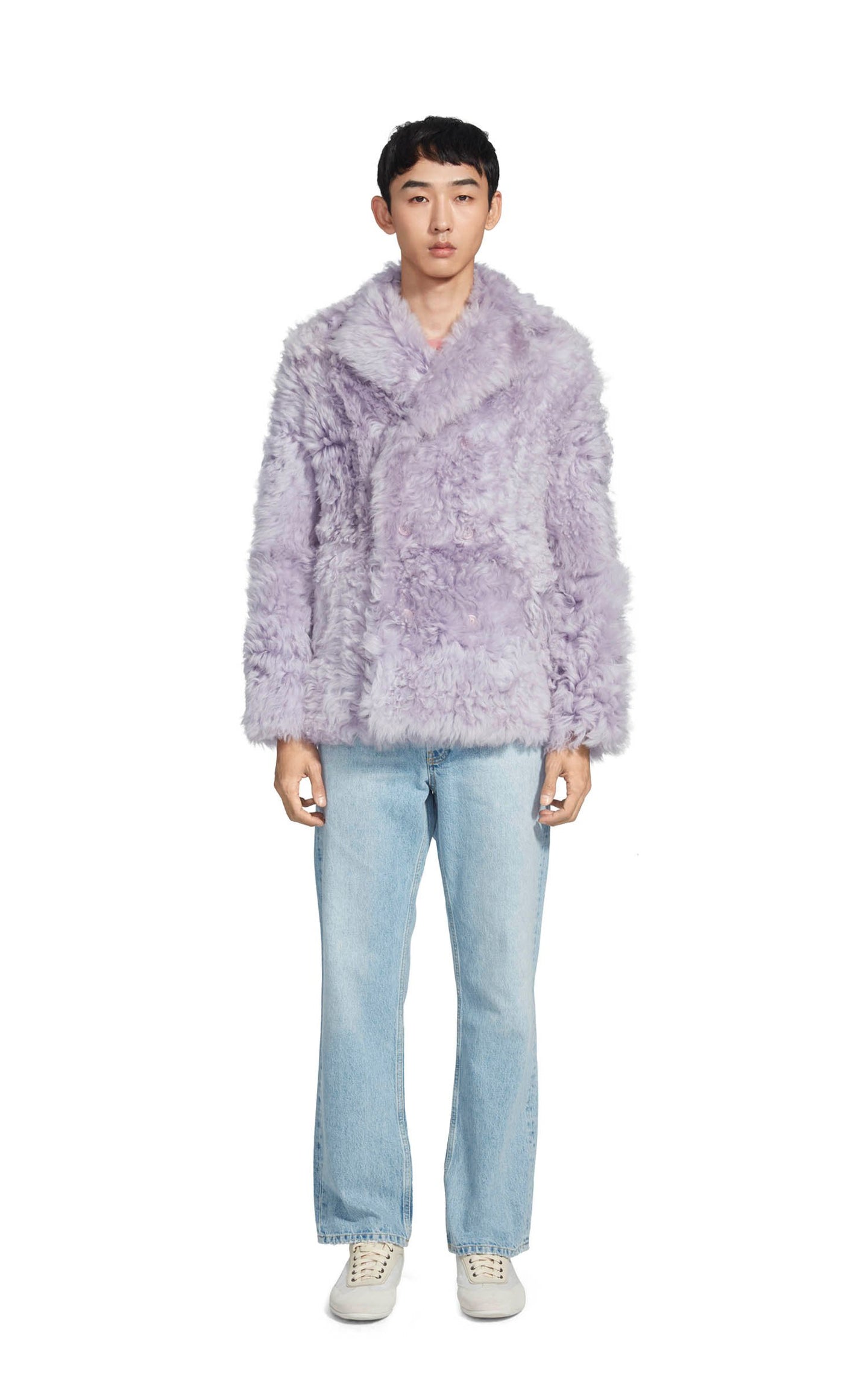 Emery Tigrado Shearling Peacoat