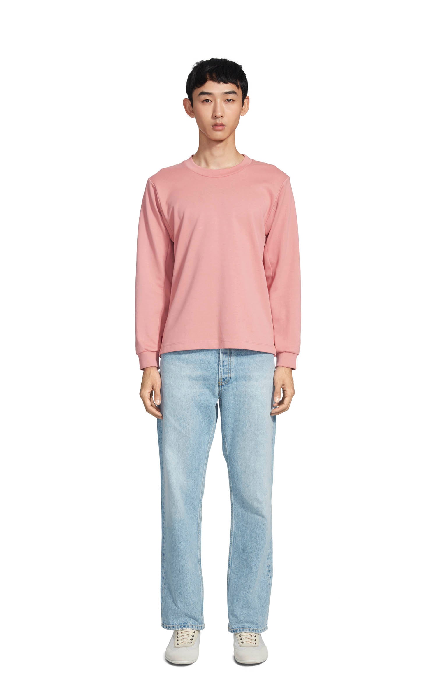 James Heavy Cotton Jersey Long Sleeve Thick T Shirt