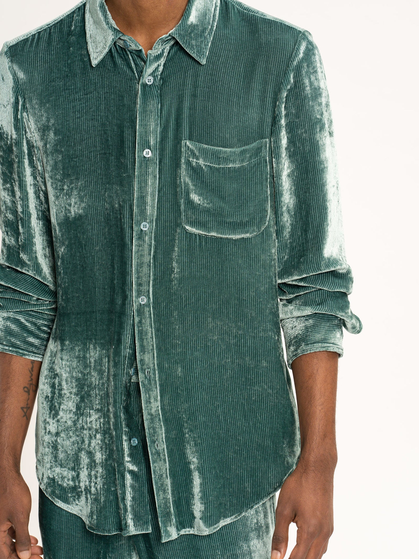 Sander Fluid Cord Shirt