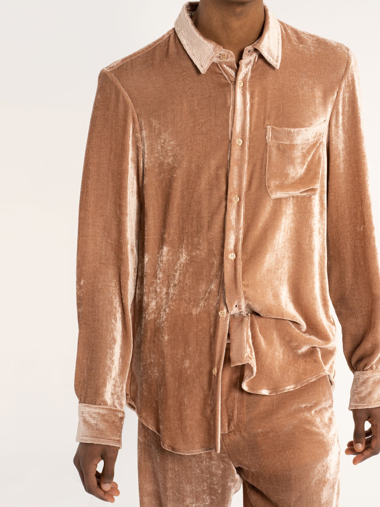 Sander Fluid Cord Shirt