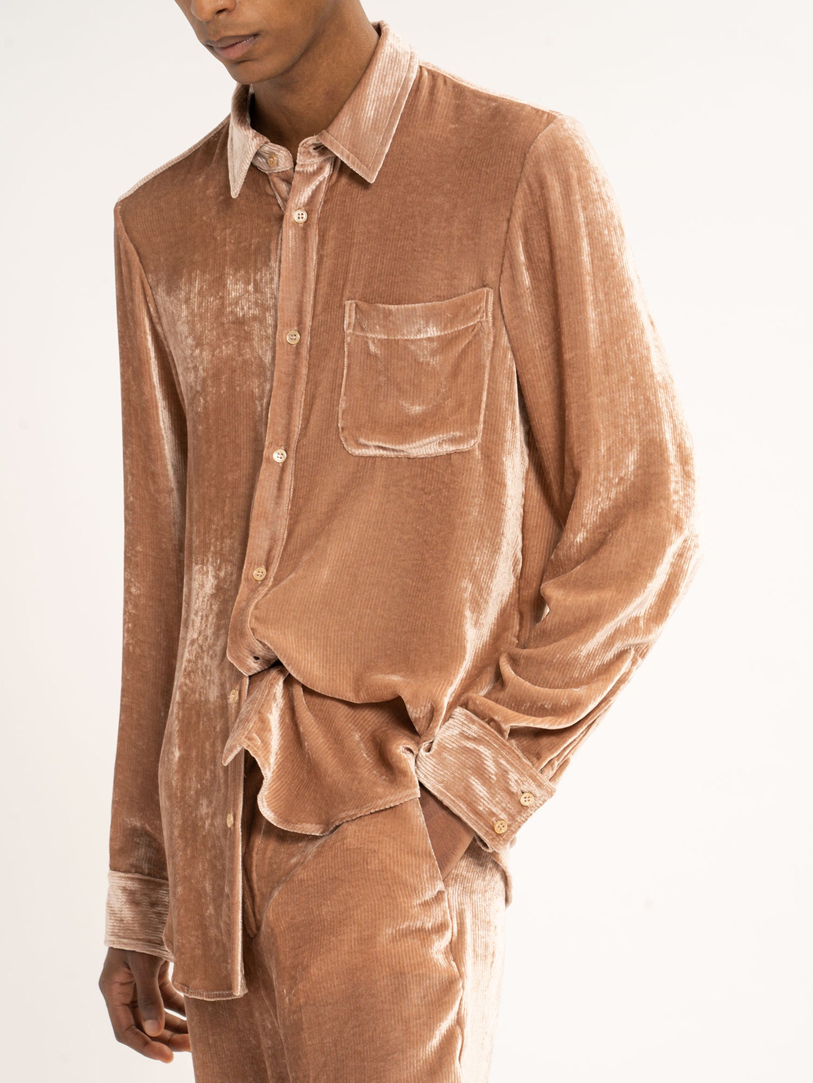 Sander Fluid Cord Shirt