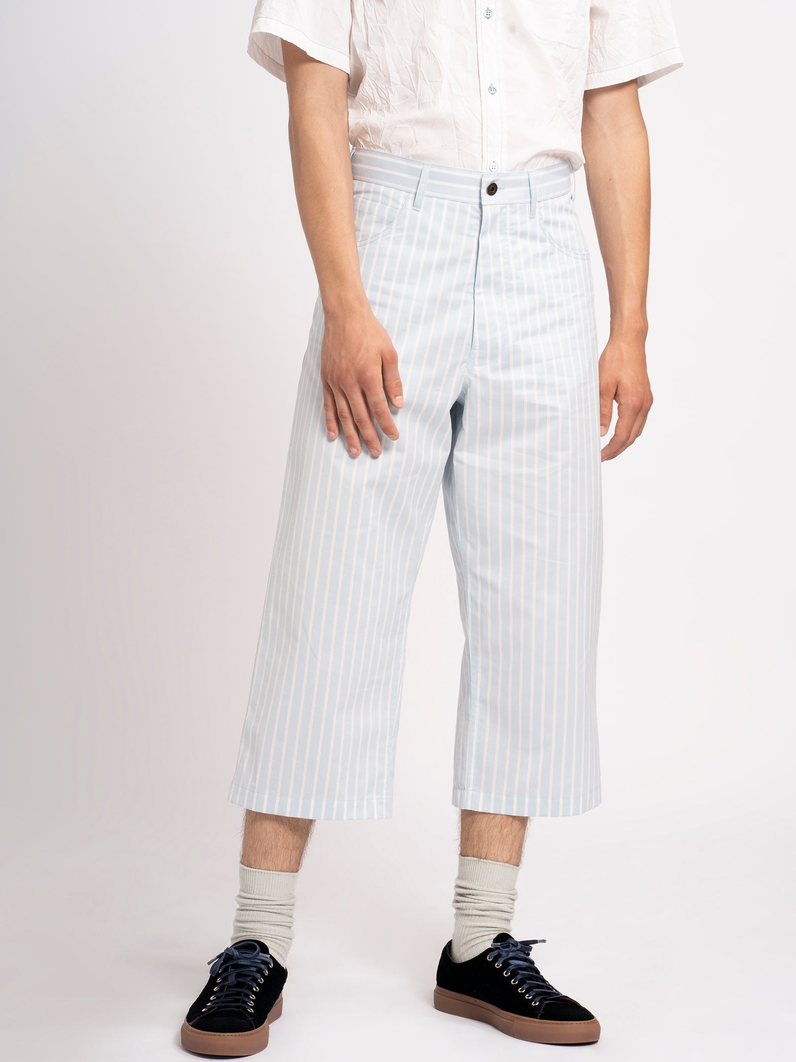 Xavier Striped Cotton Pant