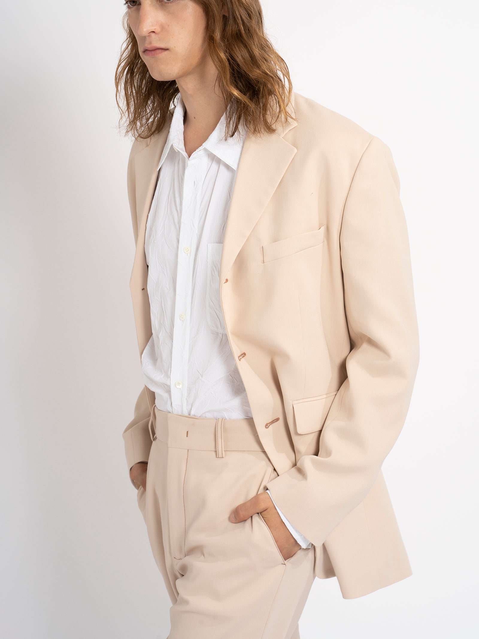 Cyrus Cotton Crepe Blazer