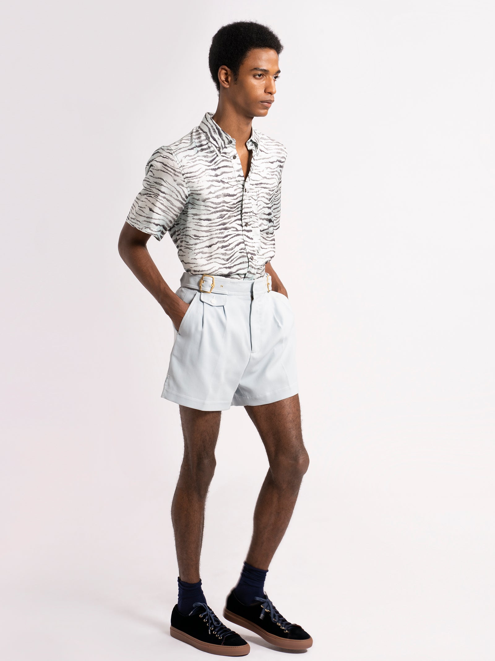 Johnny Cotton Crepe Short