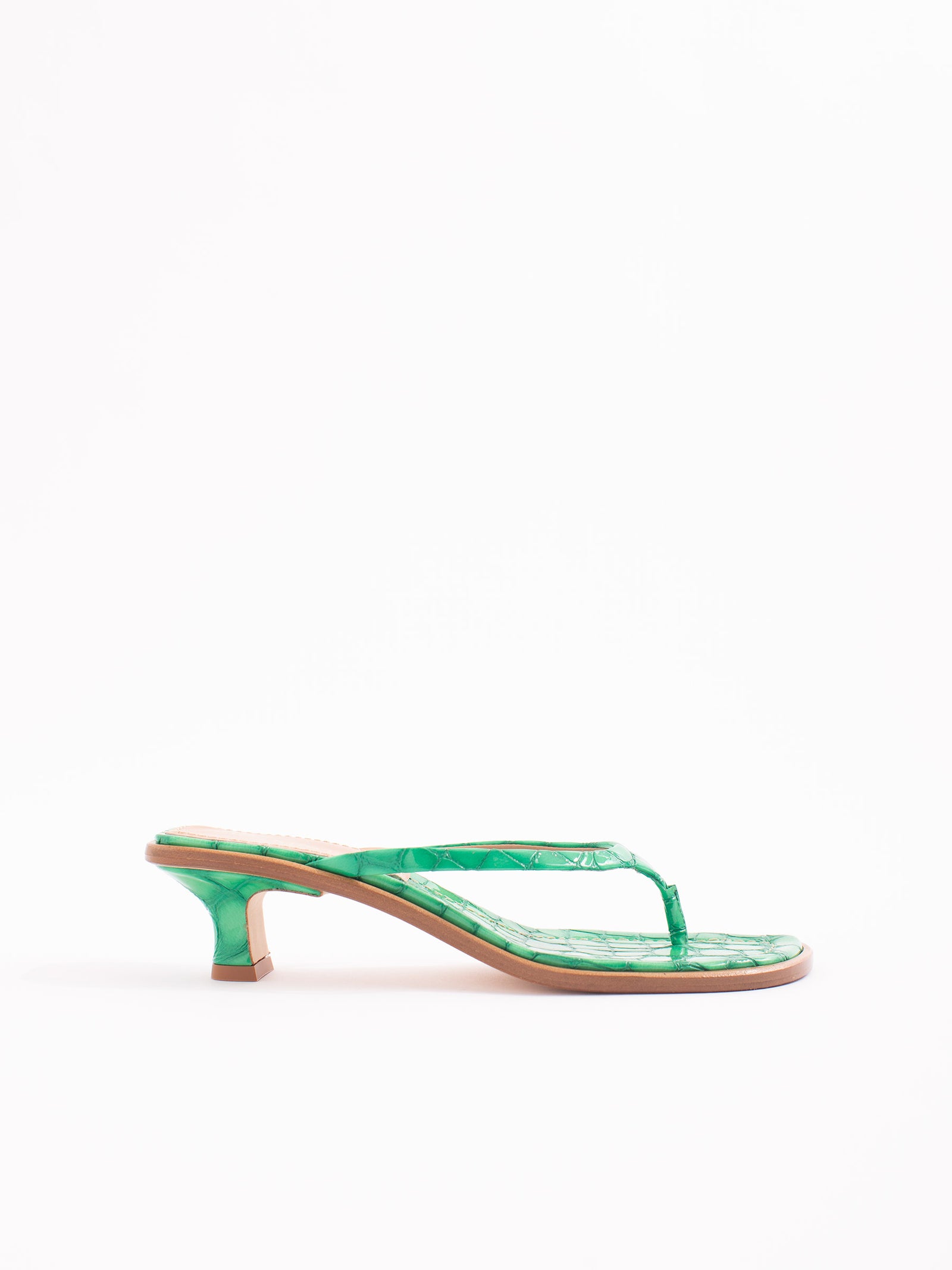 Alix Patent Croco Sandal