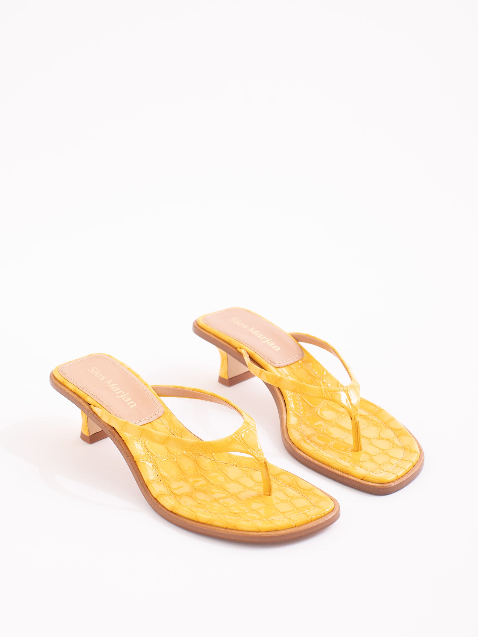 Alix Patent Croco Sandal