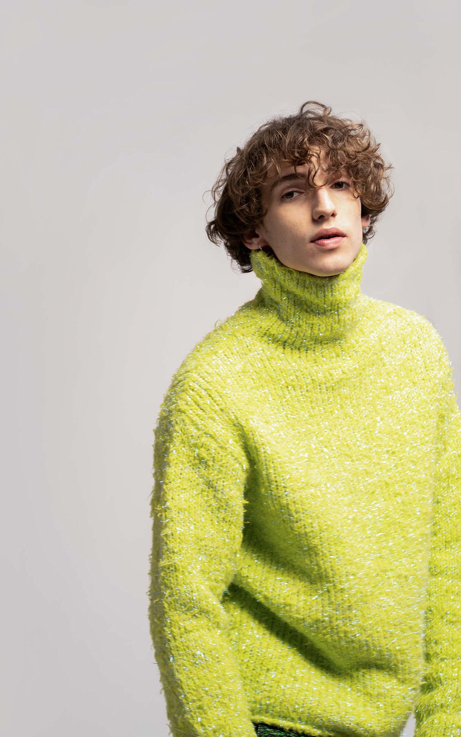 Bas Lurex Turtleneck