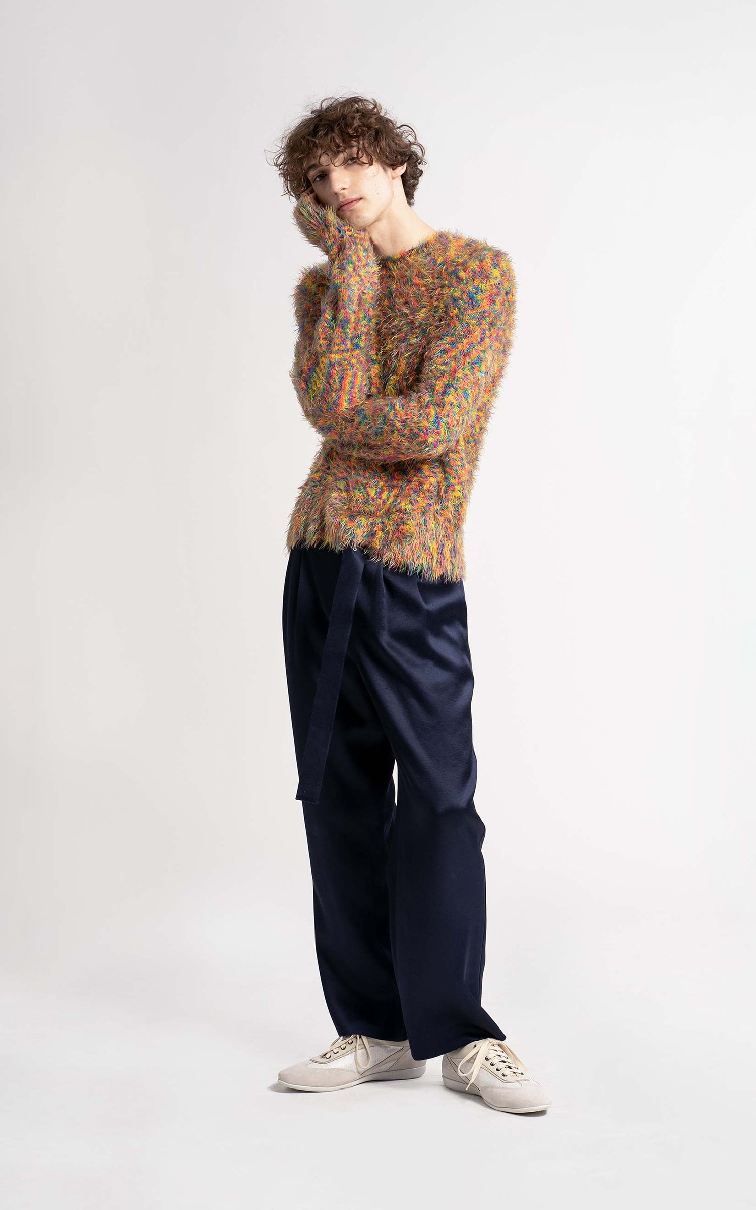 Roman Multicolor Crewneck Sweater