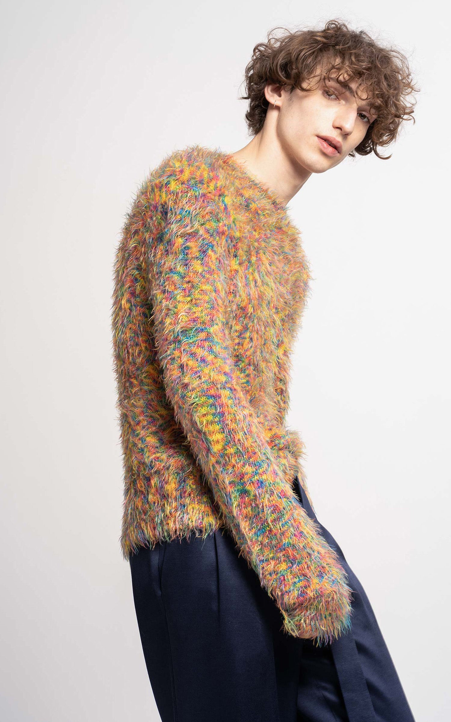 Roman Multicolor Crewneck Sweater