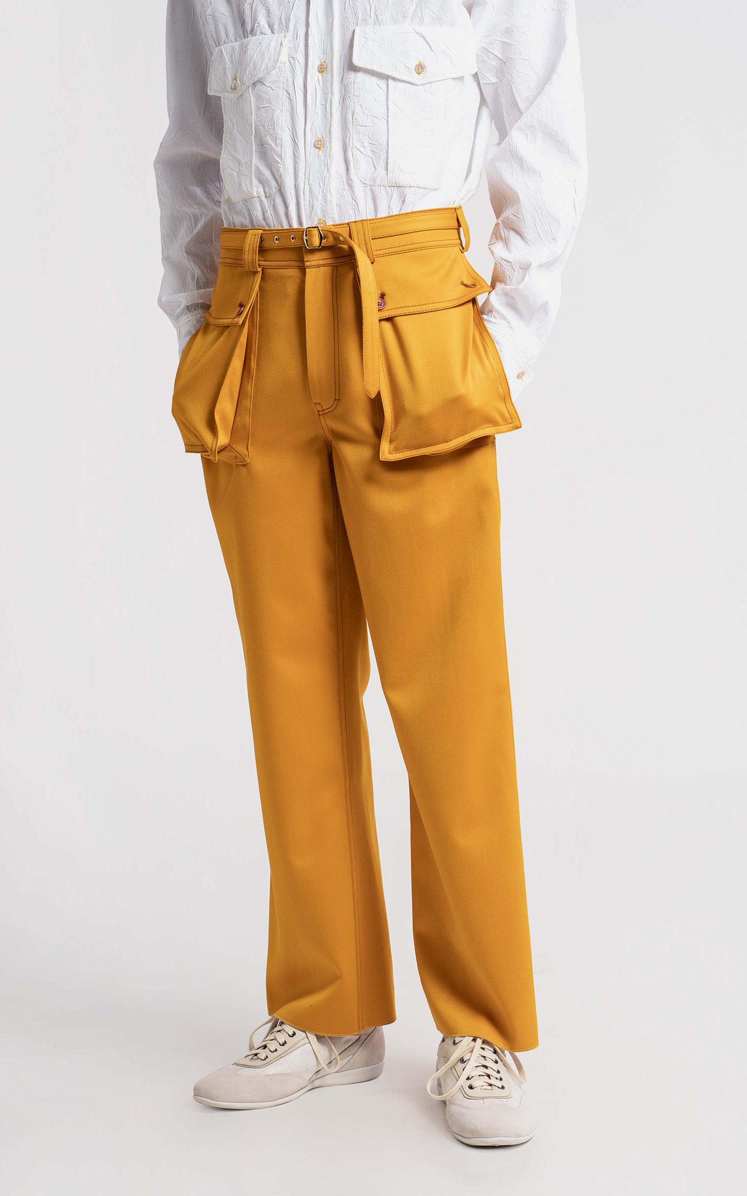 Ragen Pressed Wool Twill Pant