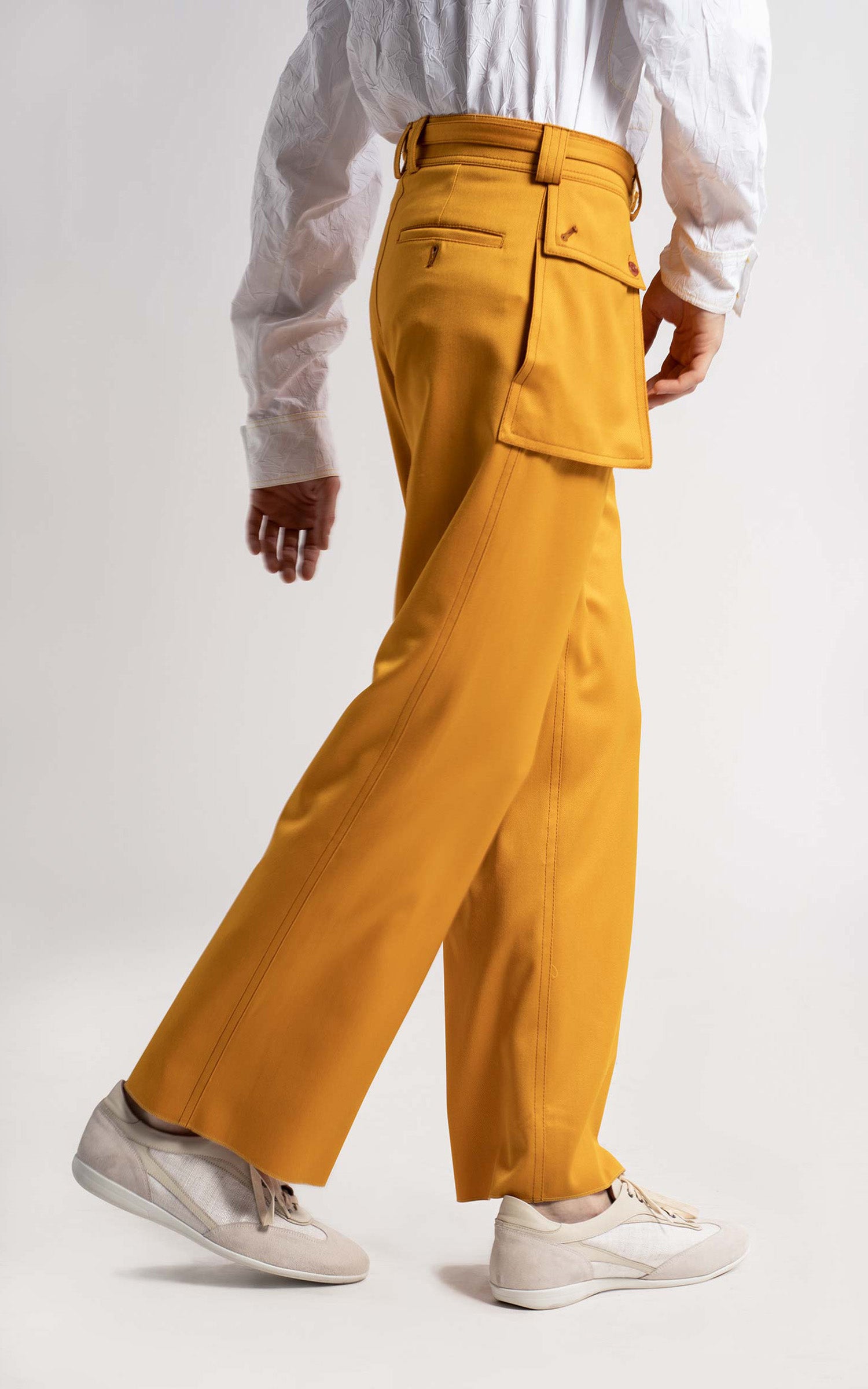 Ragen Pressed Wool Twill Pant