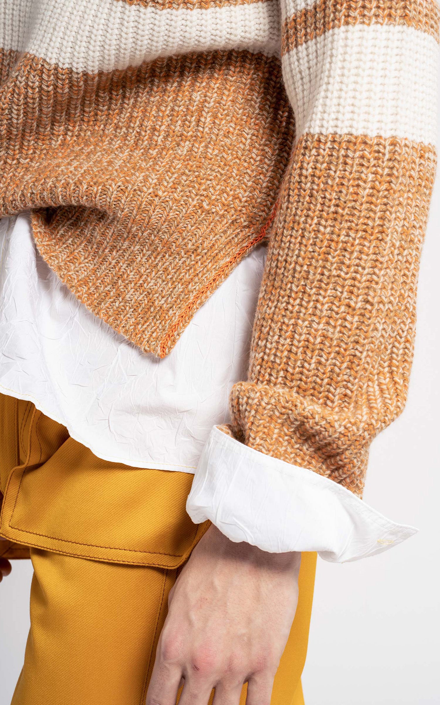 Gilles Cashmere Melange Wide Neck Sweater